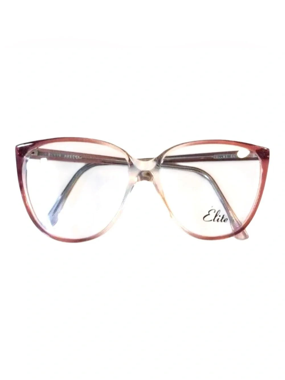 1980’s Vintage Cateye Eyeglasses in Pink/Clear, Oversized,‎ Deadstock/Unworn